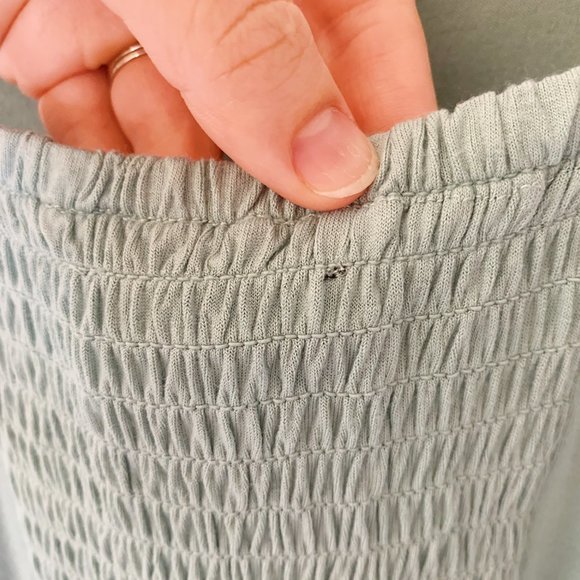 Forever 21 Sage Ruffle Sleeve Maxi Dress Size S - Picture 4 of 6